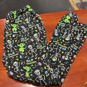 Main and local old scghoul Halloween pajama pants M // 112103